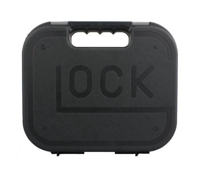 Pistool koffertje  ; Glock / Kleur ; Zwart / Buitenmaat ; 6cm - 27cm - 24cm-3351-a